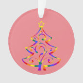 LGBT+ Pride kerstboom Acrylisch Ornament (voorkant)