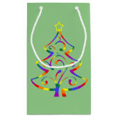 LGBT+ Pride Kerstboom Cadeautas (Achterkant)