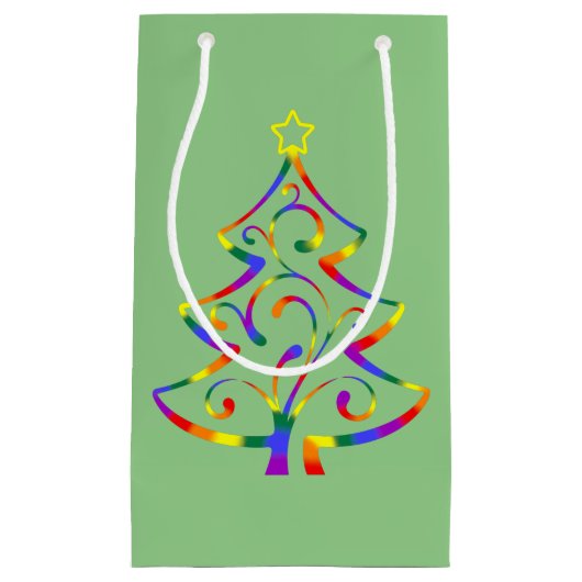 LGBT+ Pride Kerstboom Cadeautas (Voorkant)