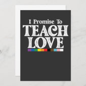 LGBT Pride-leraar die ik beloof dat ik elke liefhe Kaart (Voorkant / Achterkant)