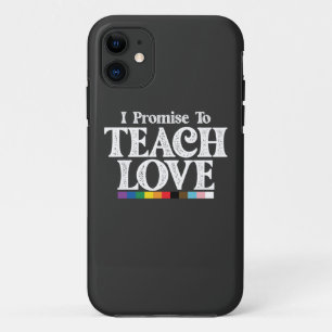 LGBT Pride Leraar Ik Beloof Van Love Gay Te Leren iPhone 11 Hoesje