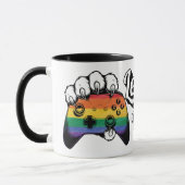 LGBT Pride Level Up Tiger Paw Controller Mug 2026 (Gauche)