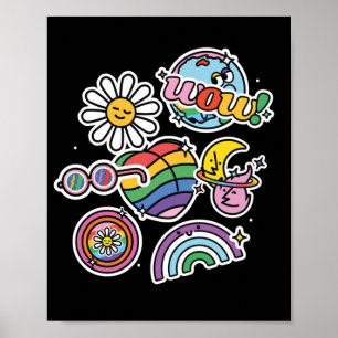 LGBT+Pride. liefde is liefde. Regenboogvlag. Poster