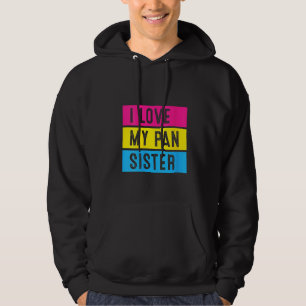 LGBT Pride-liefde voor vrouwen Zuster Pansexual Fa Hoodie