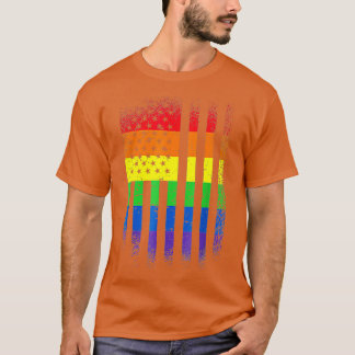 LGBT Pride Maand Steun voor Regenboogvaart US Amer T-shirt