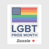 LGBT Pride Month | Verenigde Staten Sticker (Vel)