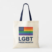 LGBT Pride Month | Verenigde Staten Tote Bag (Achterkant)