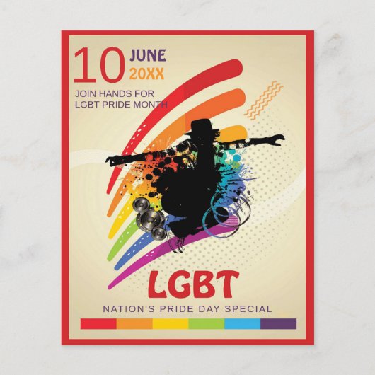 LGBT Pride Nation Dag Flyer (Voorkant)