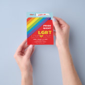 LGBT Pride Night Flyer (Hand)