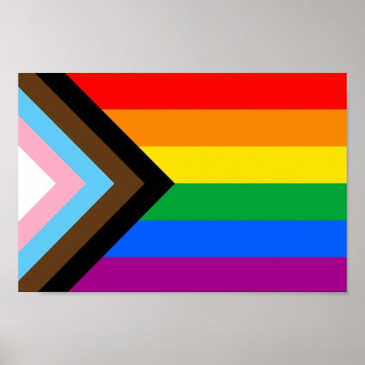 LGBT PRIDE (Progress Pride) Poster (Voorkant)