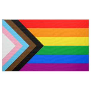 LGBT PRIDE (Progress Pride) Stof