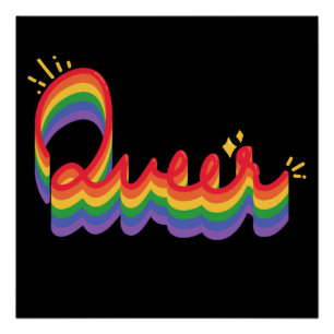 LGBT+ Pride. Queer liefde. Poster Perfect Poster