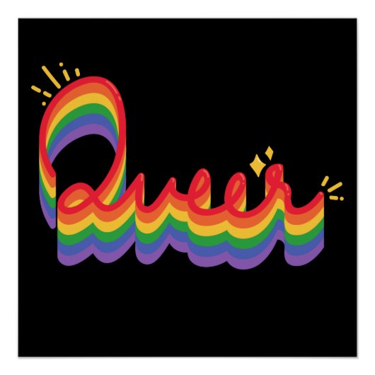 LGBT+ Pride. Queer liefde. Poster Perfect Poster (Voorkant)