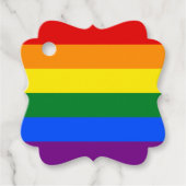 LGBT Pride Rainbow Bedankjes Labels (Voorkant)