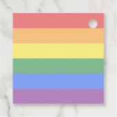 LGBT Pride Rainbow Bedankjes Labels (Achterkant)