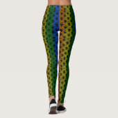 LGBT Pride Rainbow Color Motif Leggings (Dos)