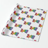 LGBT Pride Rainbow Flag Equality Cadeaupapier (Uitgerold)