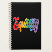 LGBT Pride Rainbow Flag Equality Planner (Voorkant)