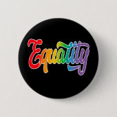 LGBT Pride Rainbow Flag Equality Ronde Button 5,7 Cm (Voorkant)