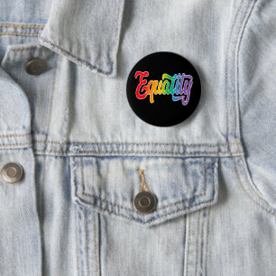 LGBT Pride Rainbow Flag Equality Ronde Button 5,7 Cm