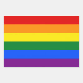 LGBT Pride Rainbow Inpakpapier Vel
