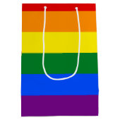 LGBT Pride Rainbow Medium Cadeauzakje (Achterkant)