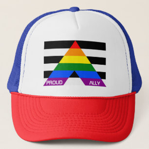 LGBT Pride Rainbow Proud Ally Trucker Pet
