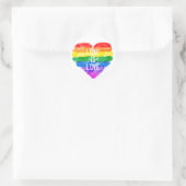LGBT Pride Rainbow Ronde Sticker (Tas)