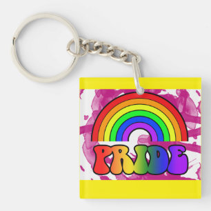 LGBT Pride Rainbow Sleutelhanger
