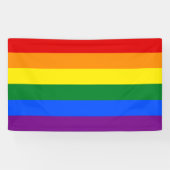 LGBT Pride Rainbow Spandoek (Horizontaal)