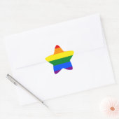 LGBT Pride Rainbow Ster Sticker (Envelop)