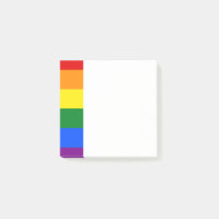 LGBT Pride Rainbow Stripe Post-it Notes
