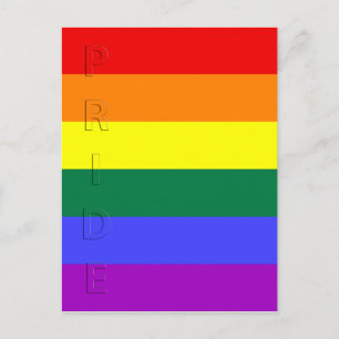 LGBT Pride Rainbow-vlag Briefkaart