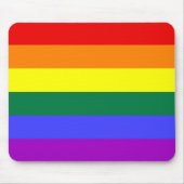 LGBT Pride Rainbow-vlag Muismat (Voorkant)