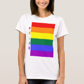 LGBT Pride Rainbow-vlag T-shirt (Voorkant)