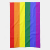 LGBT Pride Rainbow-vlag Theedoek (Verticaal)