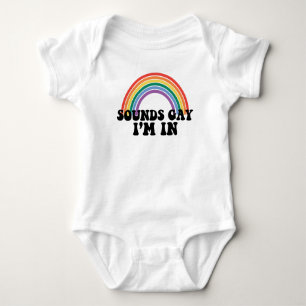 LGBT Pride Sounds Gay Ik Ben In Regenboog Romper