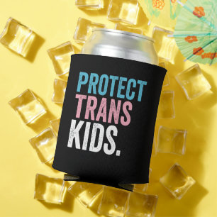 LGBT Pride Steun Bescherm Trans Kinderen Vintage Blikjeskoeler