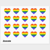 LGBT Pride Stickers (hart) (Vel)
