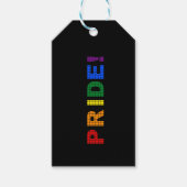 LGBT pride-tekstteken Cadeaulabel (Voorkant)
