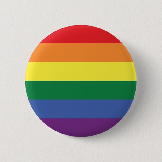 LGBT | Pride-vlagontwerp | Stripes | Ronde Button 5,7 Cm (Voorkant)