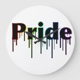 LGBT+ Pride wandklok Grote Klok