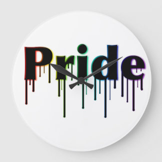 LGBT+ Pride wandklok Grote Klok