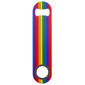 LGBT-pridestrepen Speed Flessenopener (Achterkant)