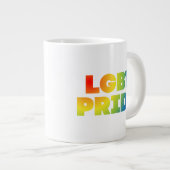 LGBT-PRIJS EXTRA GROTE BEKER (Voorkant rechts)