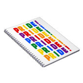 LGBT Rainbow Colors Pride Notitieboek (Rechterzijde)