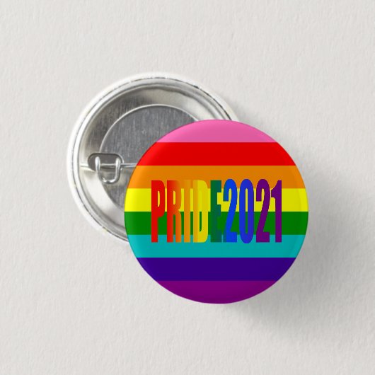 LGBT Rainbow Flag Gay Pride 2021 LGBTQ Ronde Button 3,2 Cm (Voorkant /achterkant)