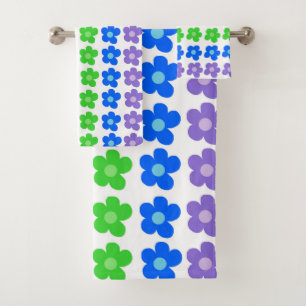 LGBT Rainbow Flowers Gay Pride Freedom & Equality Bad Handdoek