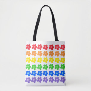 LGBT Rainbow Flowers Gay Pride Freedom & Equality Draagtas