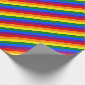 LGBT Rainbow Gay Pride Flag Cadeaupapier (Hoek)